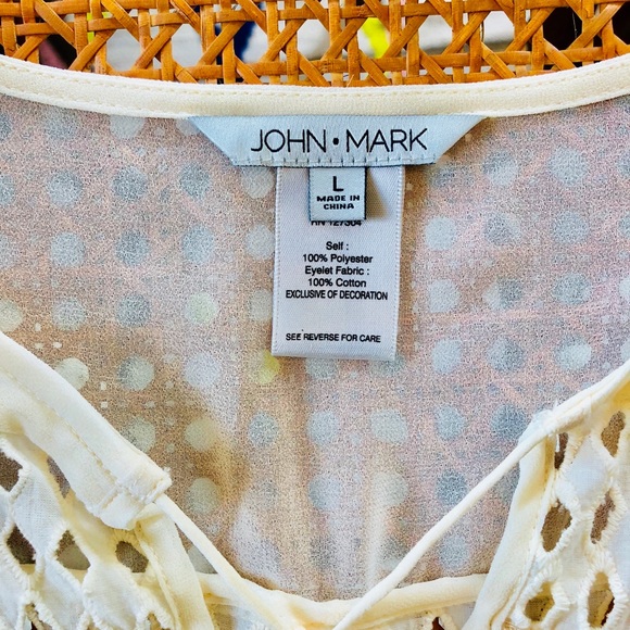 John Mark ✌🏻Peasant Blouse - Picture 5 of 5